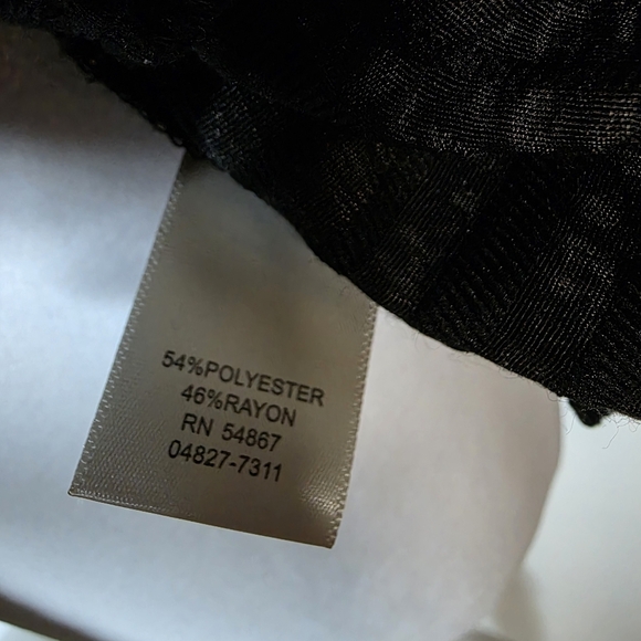 Christopher And Banks Red Black Jacket Boho Carpet 90s Jacket Size Small - Picture 5 of 7